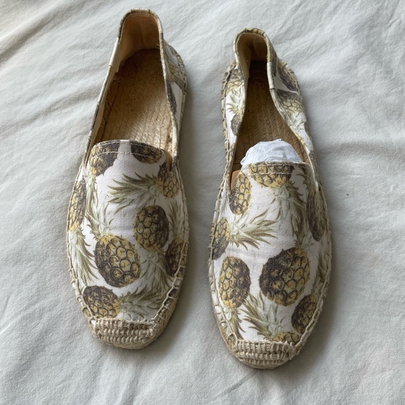 Soludos espadrilles size 8 US pineapples print - Picture 1 of 5